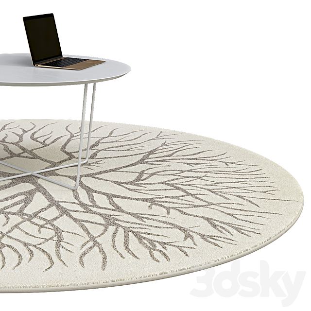 Circle rugs | No. 069 3dsMax Model - thumbnail 2