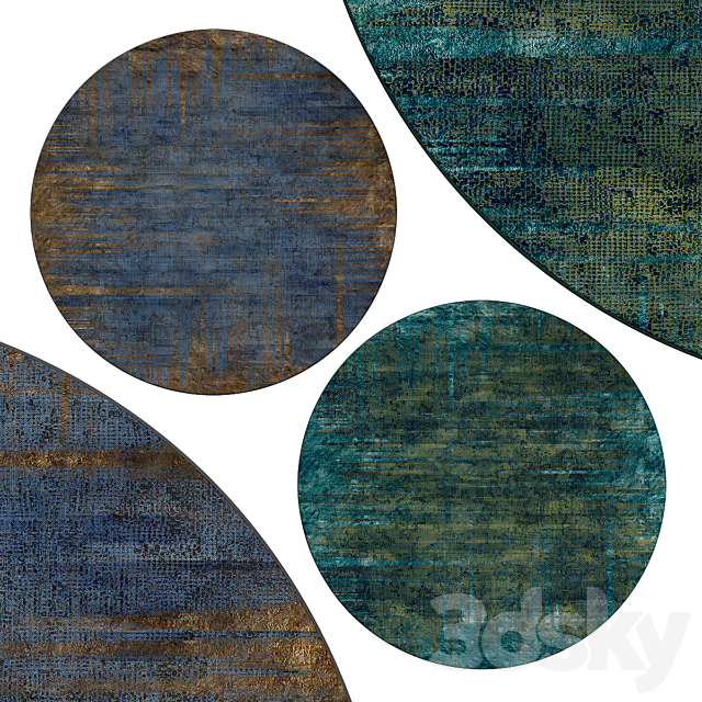 Circle rugs | No. 088 3ds Max - thumbnail 1