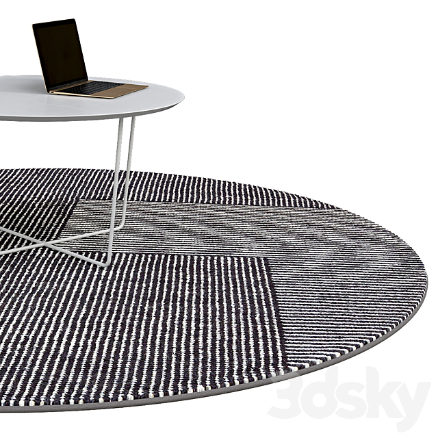 Circle rugs | No. 090 3DS Max Model - thumbnail 2