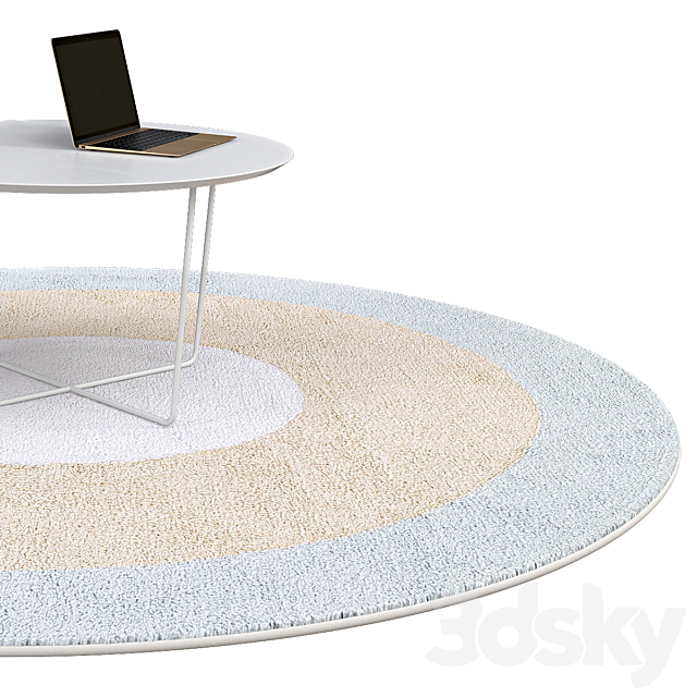 Circle rugs | No. 113 3ds Max - thumbnail 2