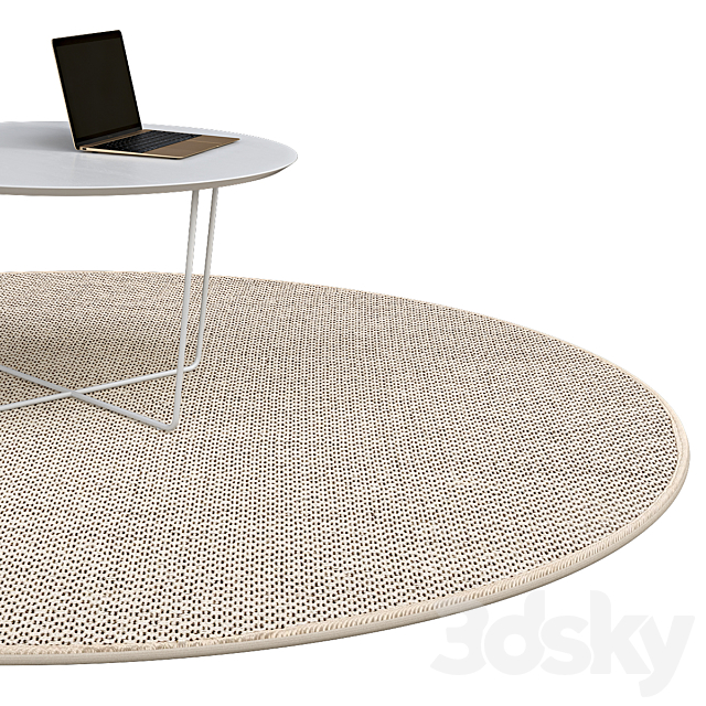 Circle rugs | No. 238 3dsMax Model - thumbnail 2