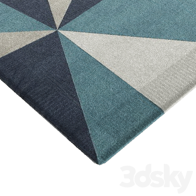 Collection rugs 3ds Max - thumbnail 3