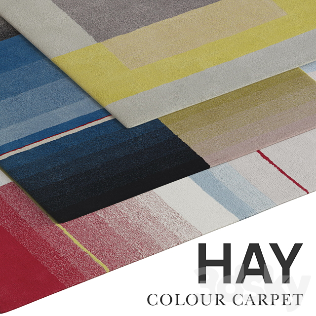 COLOR CARPET HAY DESIGN 3DS Max Model - thumbnail 2