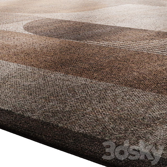 Deco – Beige Rug by RUGVISTA 3ds Max - thumbnail 3