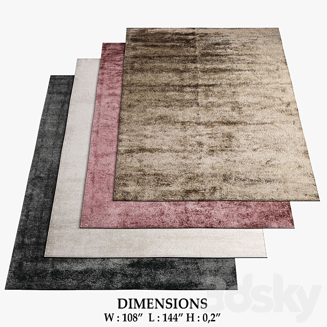 DITRE ITALIA Rugs_419 3ds Max - thumbnail 1