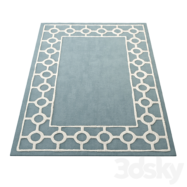 Diva At Home Ecliptic Decorative Area Rug 3ds Max - thumbnail 1