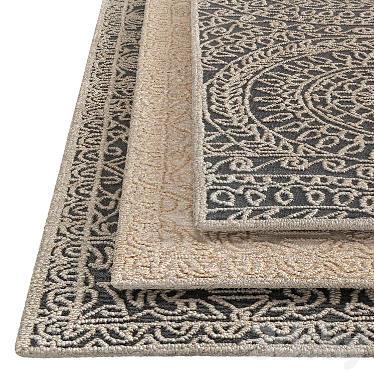 Elegance rug 3DS Max Model - thumbnail 2