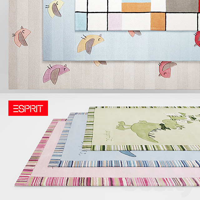 Esprit Kids Rugs 3ds Max - thumbnail 1