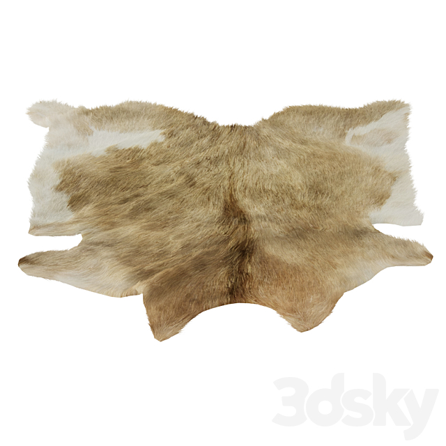 European Rug Cowhide 13 3DS Max Model - thumbnail 2