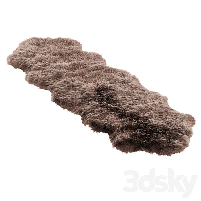 Faux Fur Sheepskin 3ds Max - thumbnail 1