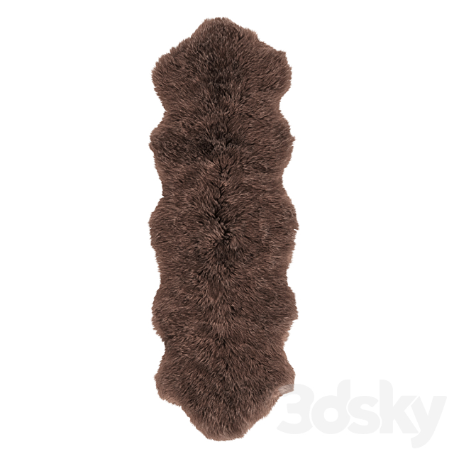 Faux Fur Sheepskin 3ds Max - thumbnail 2