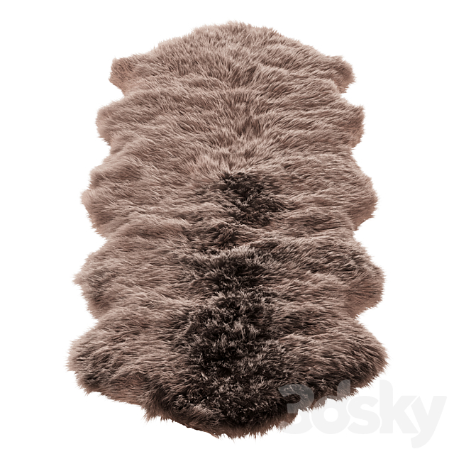 Faux Fur Sheepskin 3ds Max - thumbnail 3