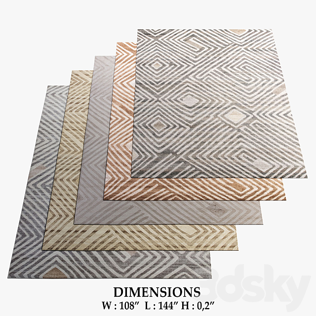 Fayette Rugs_318 3ds Max - thumbnail 1