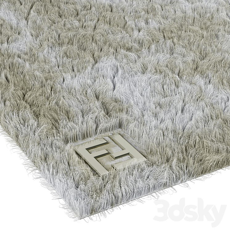 FENDI CASA INDIA COLLECTION RUG 3DS Max Model - thumbnail 2