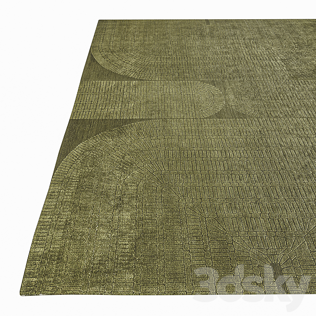 Fontenay Rug by La Manufacture Cogolin 3ds Max - thumbnail 2