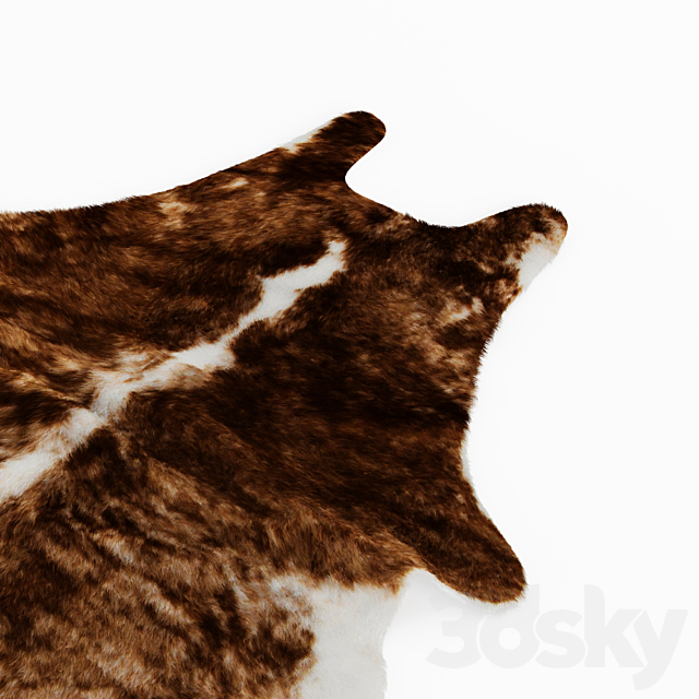 Four rugs from animal skins 05 3ds Max - thumbnail 2