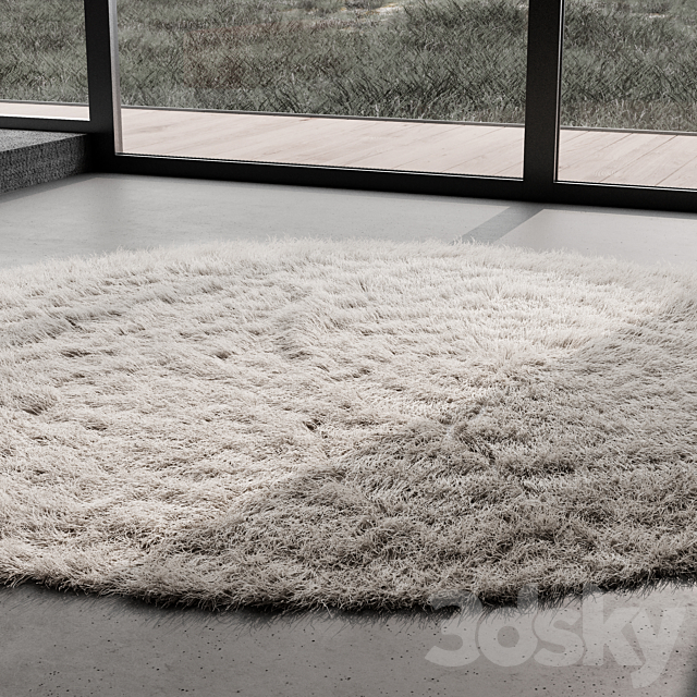 Fur carpet 3DS Max Model - thumbnail 2