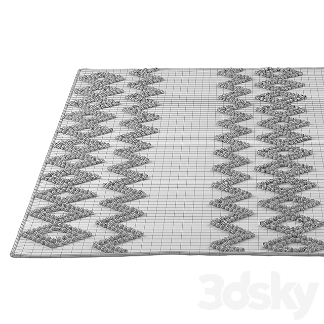 GARY AREA RUG 3DS Max Model - thumbnail 2