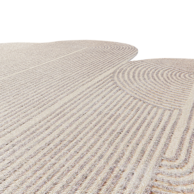 Hand Knotted Loop Rug by Hatsu 3dsMax Model - thumbnail 2