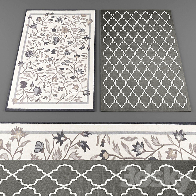 Ikea rugs collection 033 3ds Max - thumbnail 1