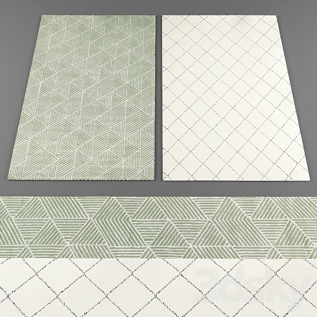 Ikea rugs collection 033 3ds Max - thumbnail 2