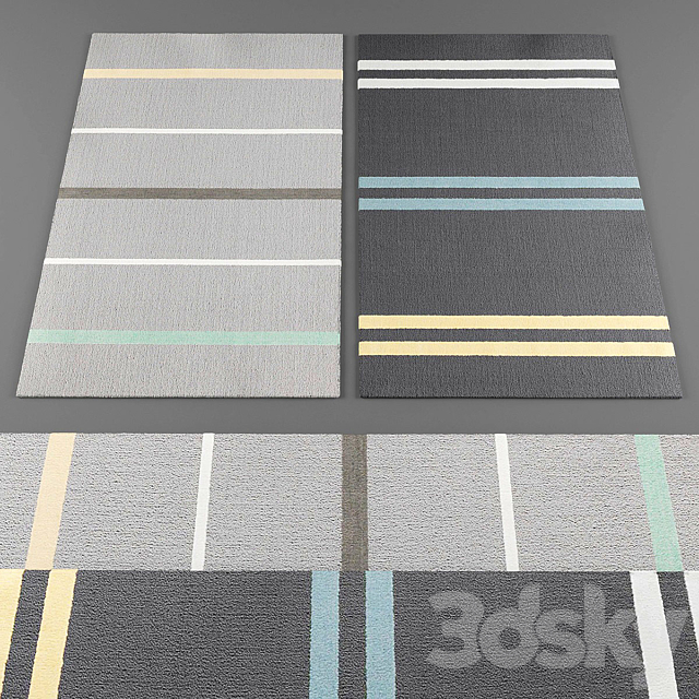 Ikea rugs collection 033 3ds Max - thumbnail 3