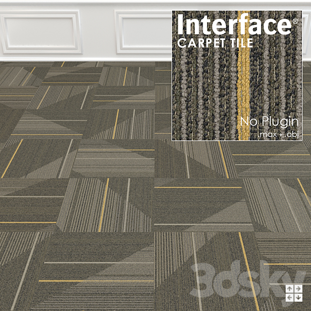 Interface Carpet Detours Texture No: 2 3DS Max Model - thumbnail 2