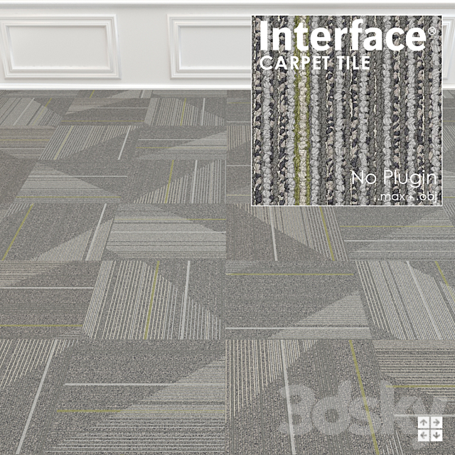 Interface Carpet Detours Texture No: 2 3DS Max Model - thumbnail 3