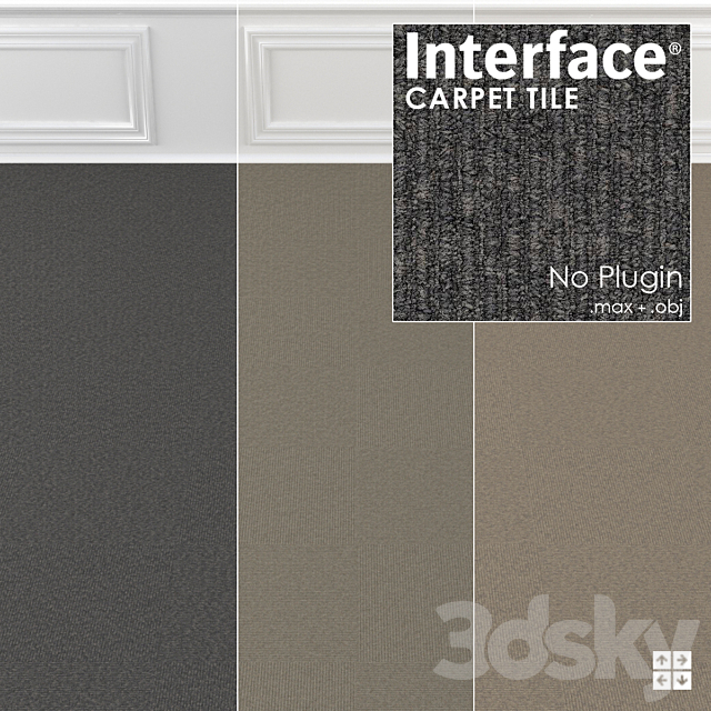 Interface Carpet Urban Retreat Two Texture No: 2 3ds Max - thumbnail 1