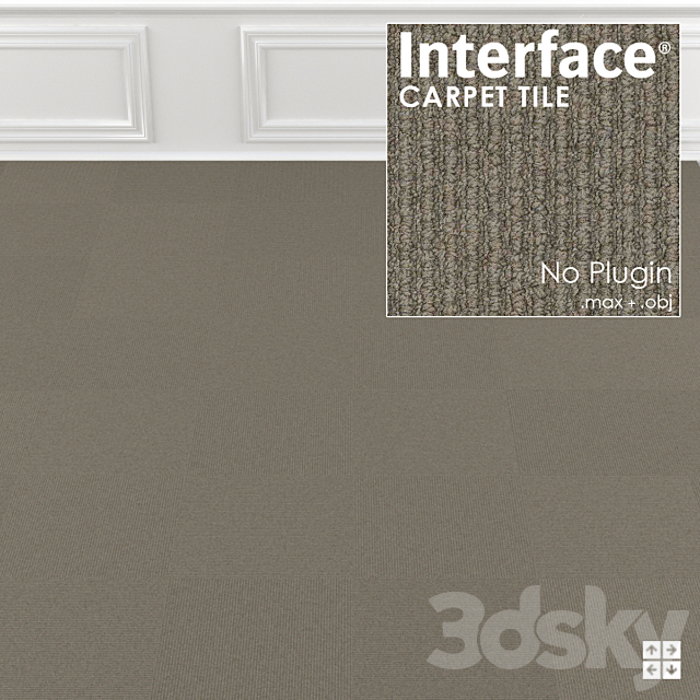 Interface Carpet Urban Retreat Two Texture No: 2 3ds Max - thumbnail 3