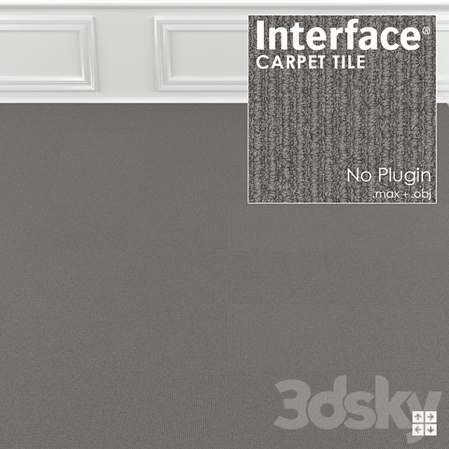 Interface Carpet Urban Retreat Two Texture No: 3 3ds Max - thumbnail 1