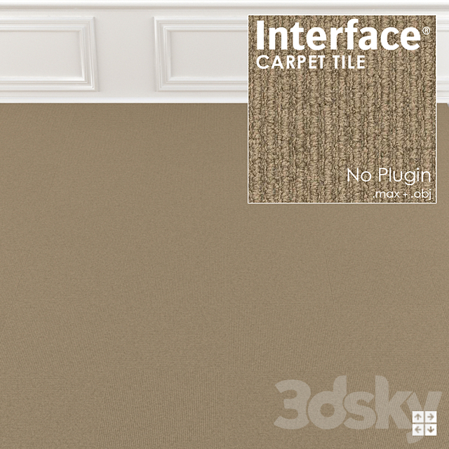 Interface Carpet Urban Retreat Two Texture No: 3 3ds Max - thumbnail 2