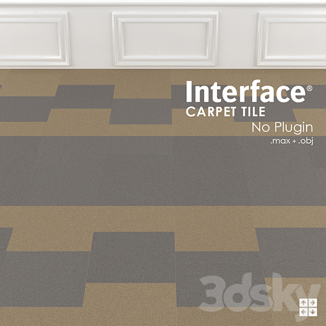 Interface Carpet Urban Retreat Two Texture No: 3 3ds Max - thumbnail 3