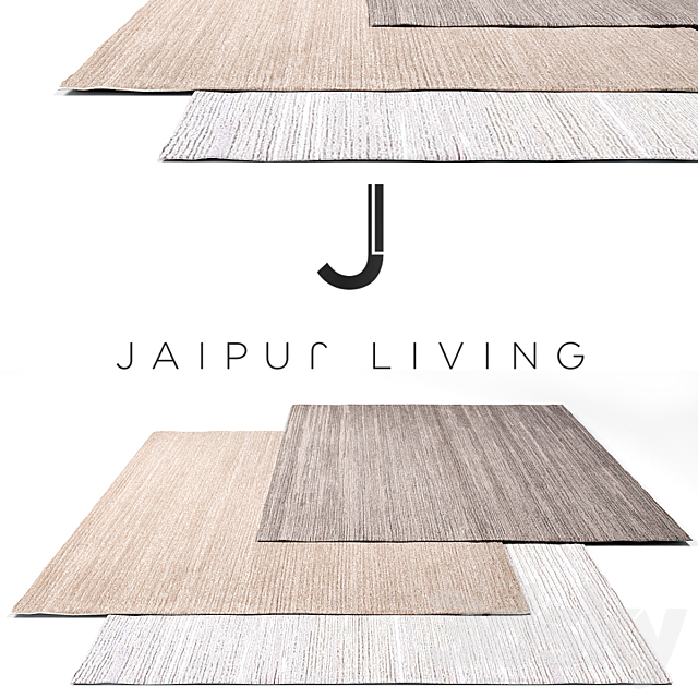 Jaipur living Luxury Rug Set 16 3ds Max - thumbnail 1