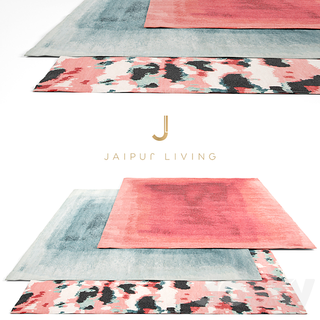 Jaipur Living Luxury Rug Set 3 3ds Max - thumbnail 1