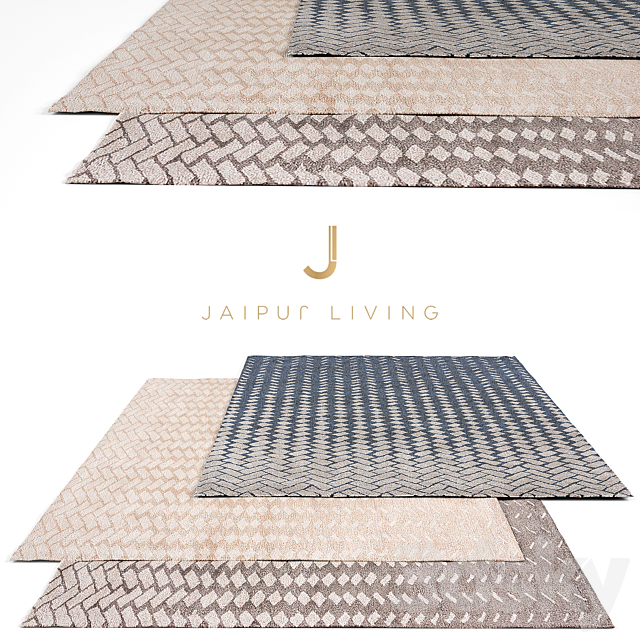 Jaipur Living Rug Set 11 3ds Max - thumbnail 1