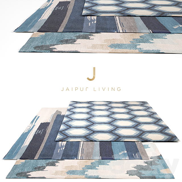 Jaipur Living Rug Set 13 3ds Max - thumbnail 1