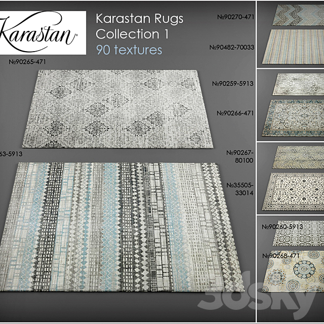 Karastan rugs 3ds Max - thumbnail 1