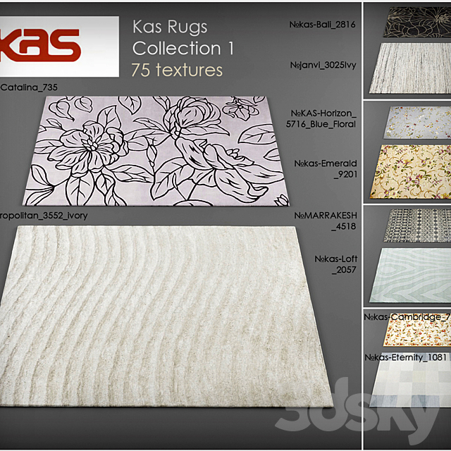 Kas rugs 3DS Max Model - thumbnail 1