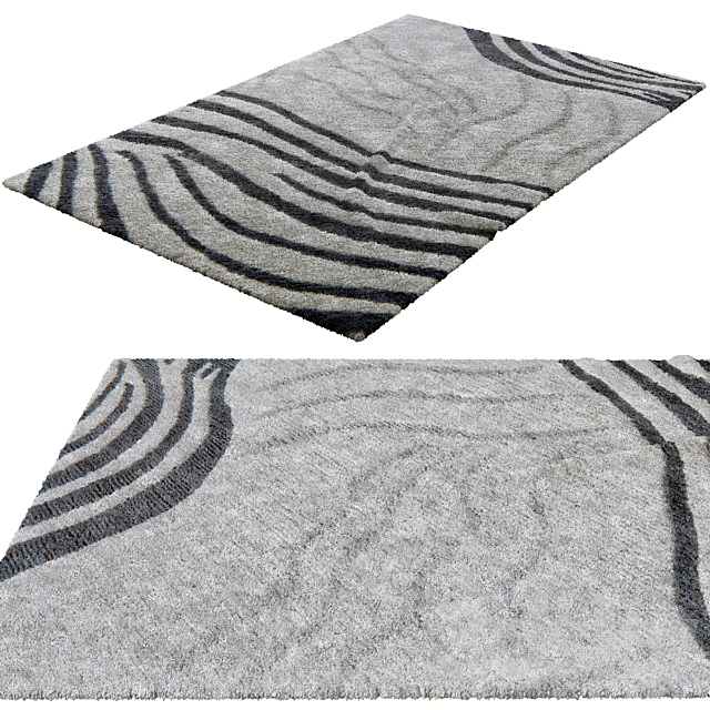 Kelly Wearstler Rug In Detail 3ds Max - thumbnail 1