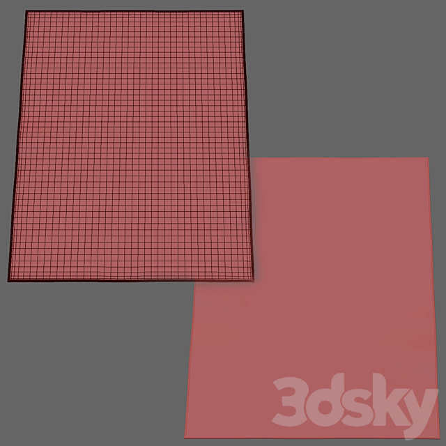 Khatan Hand-Knotted Mongolian Cashmere Rug 3DS Max Model - thumbnail 2