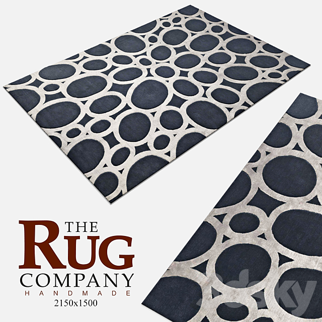 Kover_david-rockwell-silverrings-rug_55 3ds Max - thumbnail 1