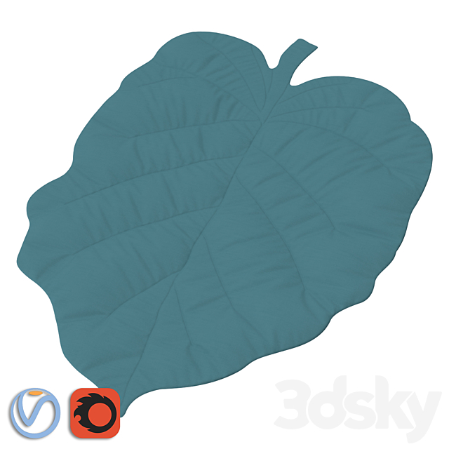 Leaf Carpet 3ds Max - thumbnail 1