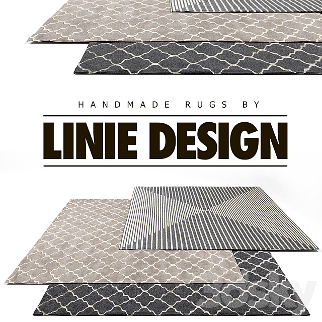 Linie Design Rug Set 12 3ds Max - thumbnail 1