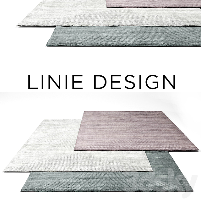 Linie Design Rug Set 22 3ds Max - thumbnail 1