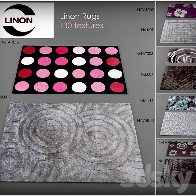 Linon rugs 3ds Max - thumbnail 1