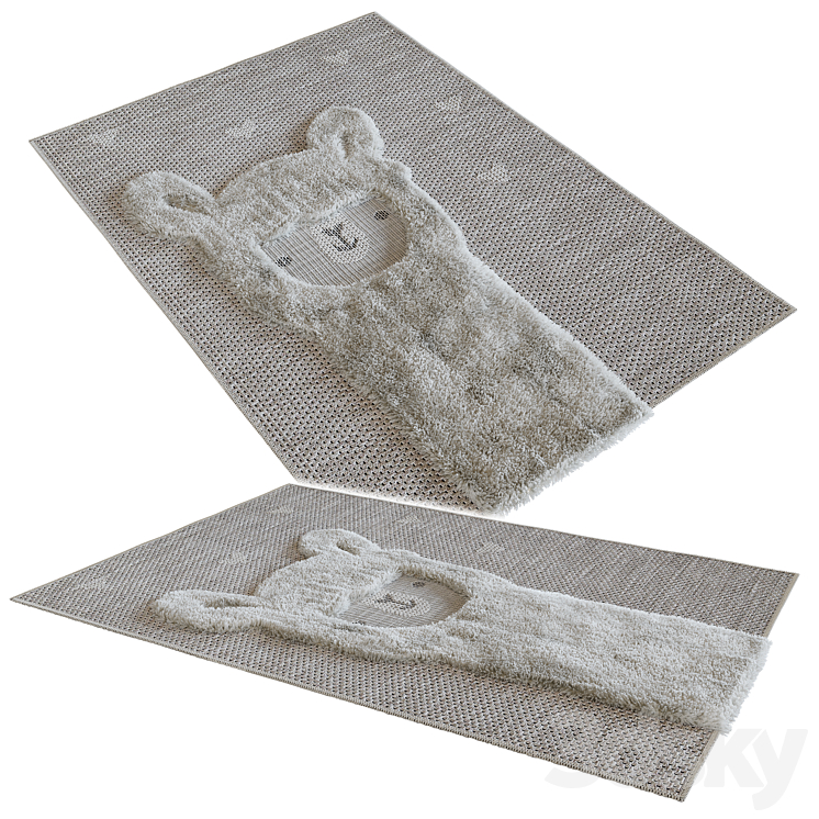 Lovely Llama rug 3DS Max Model - thumbnail 2