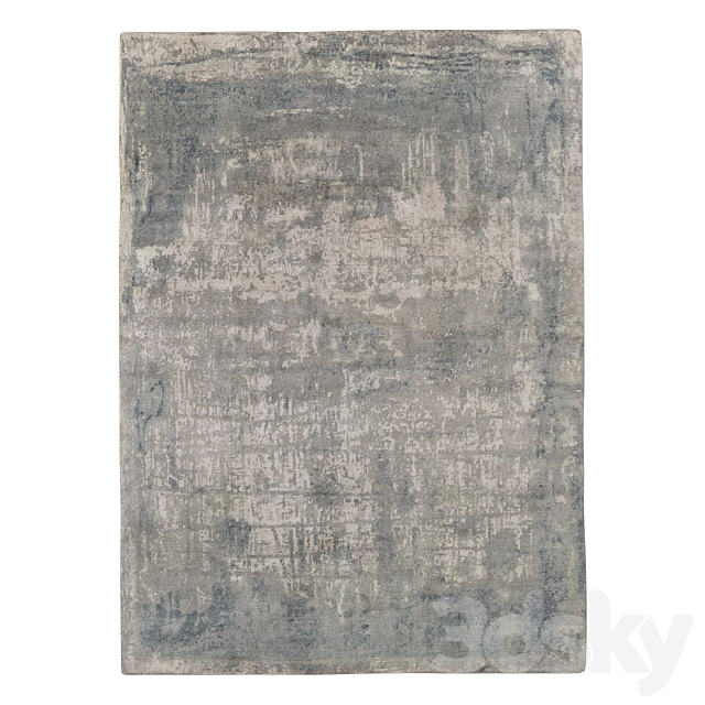 MEHTA HAND-KNOTTED WOOL RUG 3ds Max - thumbnail 3