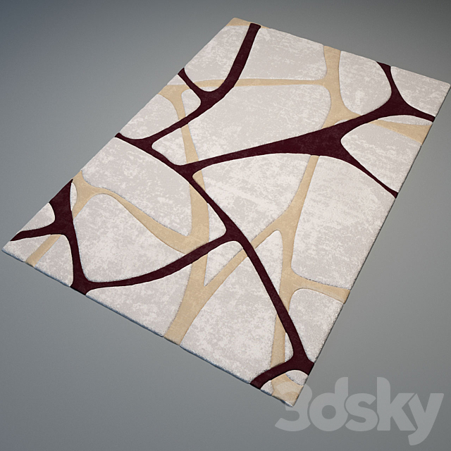 Modern carpet №11 3ds Max - thumbnail 1