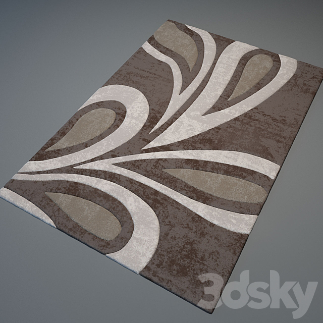 Modern carpet №12 3ds Max - thumbnail 1